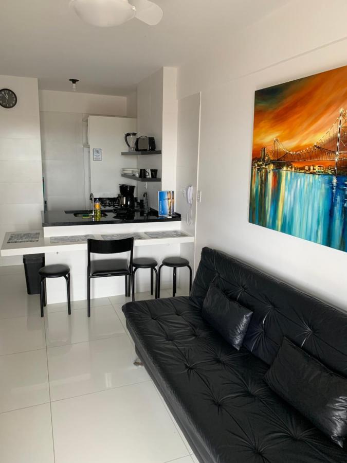 Apartamento Com Vista Do Mar Em Residencial Com Piscina Apartman Florianópolis Kültér fotó