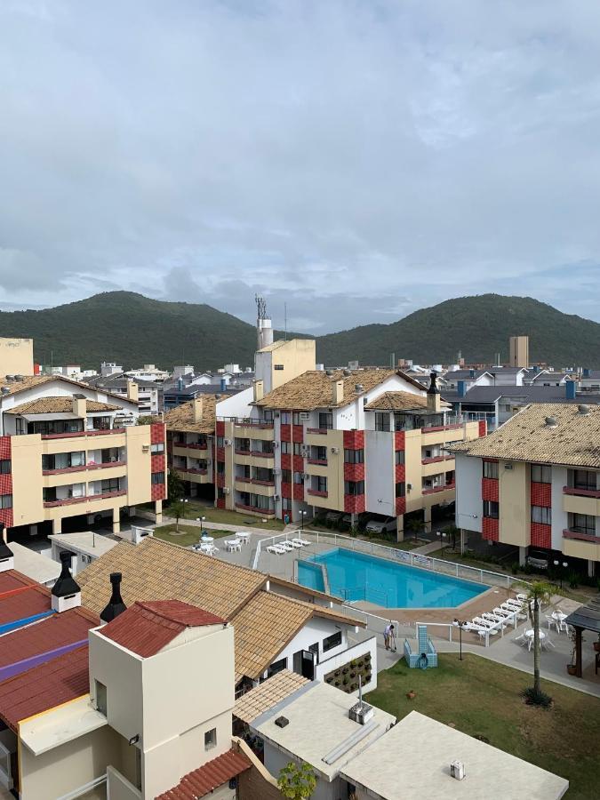 Apartamento Com Vista Do Mar Em Residencial Com Piscina Apartman Florianópolis Kültér fotó